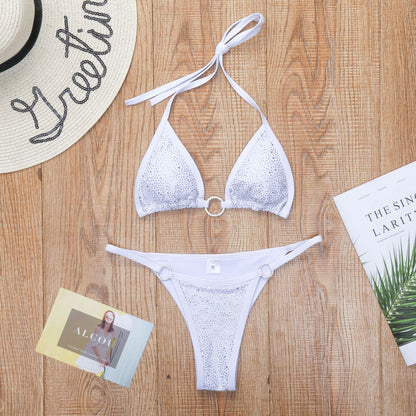 Sexy Bikini Diamond Women Swimsuit Split Swimsuit