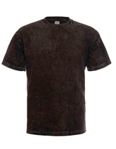 SpectraUSA Mineral Wash Carbon T-shirt displayed front view, showcasing the soft mineral wash fabric in a stylish carbon color.