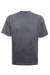 SpectraUSA Mineral Wash Steel T-shirt, front view showing soft mineral wash fabric in steel gray color.