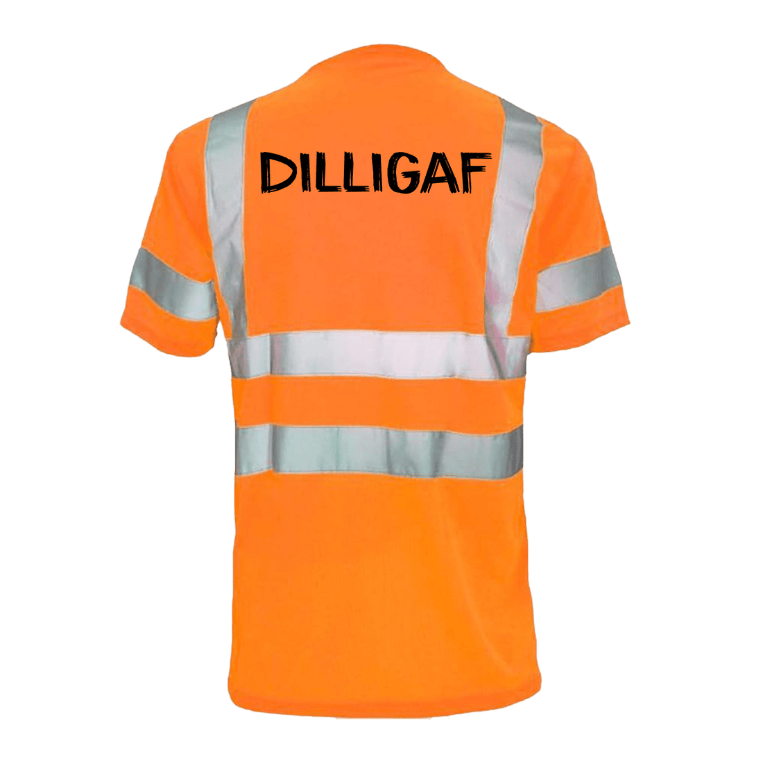 Reflective safety T-shirt by Armed American Supply featuring high-visibility reflective stripes for enhanced safety.