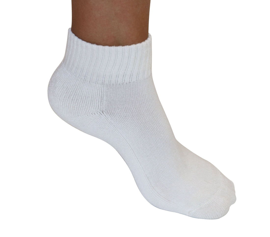 Spun Bamboo 1/4 crew bamboo viscose socks featuring soft, breathable fabric and a comfortable fit.