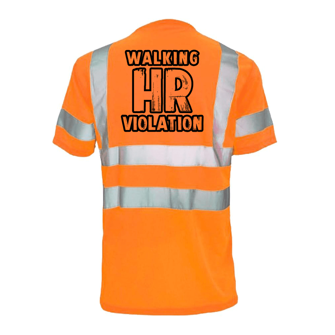 Reflective safety T-shirt by Armed American Supply with high-visibility reflective strips for safety and visibility.