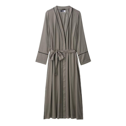 Women Wear Summer Satin Nightgown