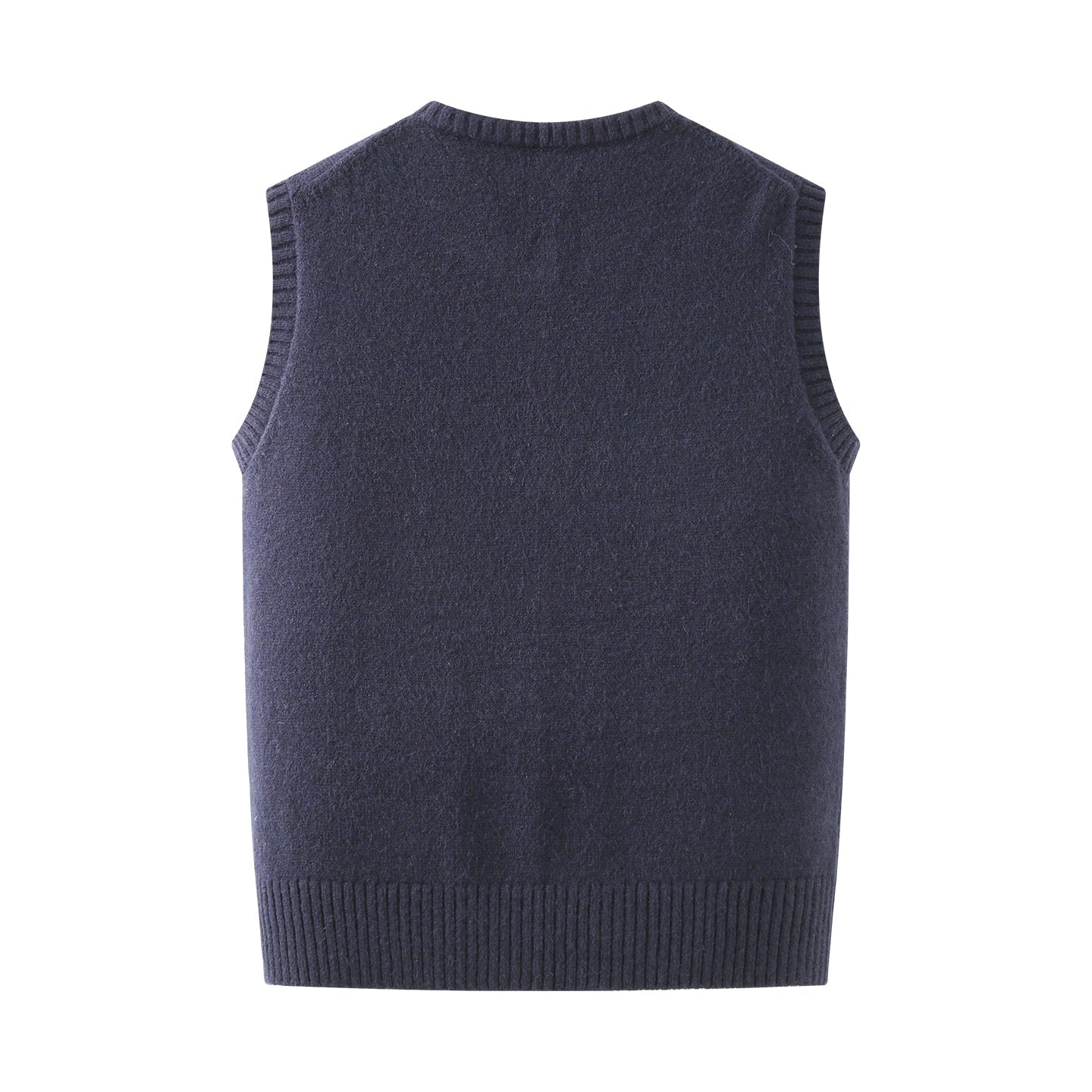 Women Clothing Diamond Lattice Knitwear Women Autumn Long Sleeve Lazy Sweater Vest