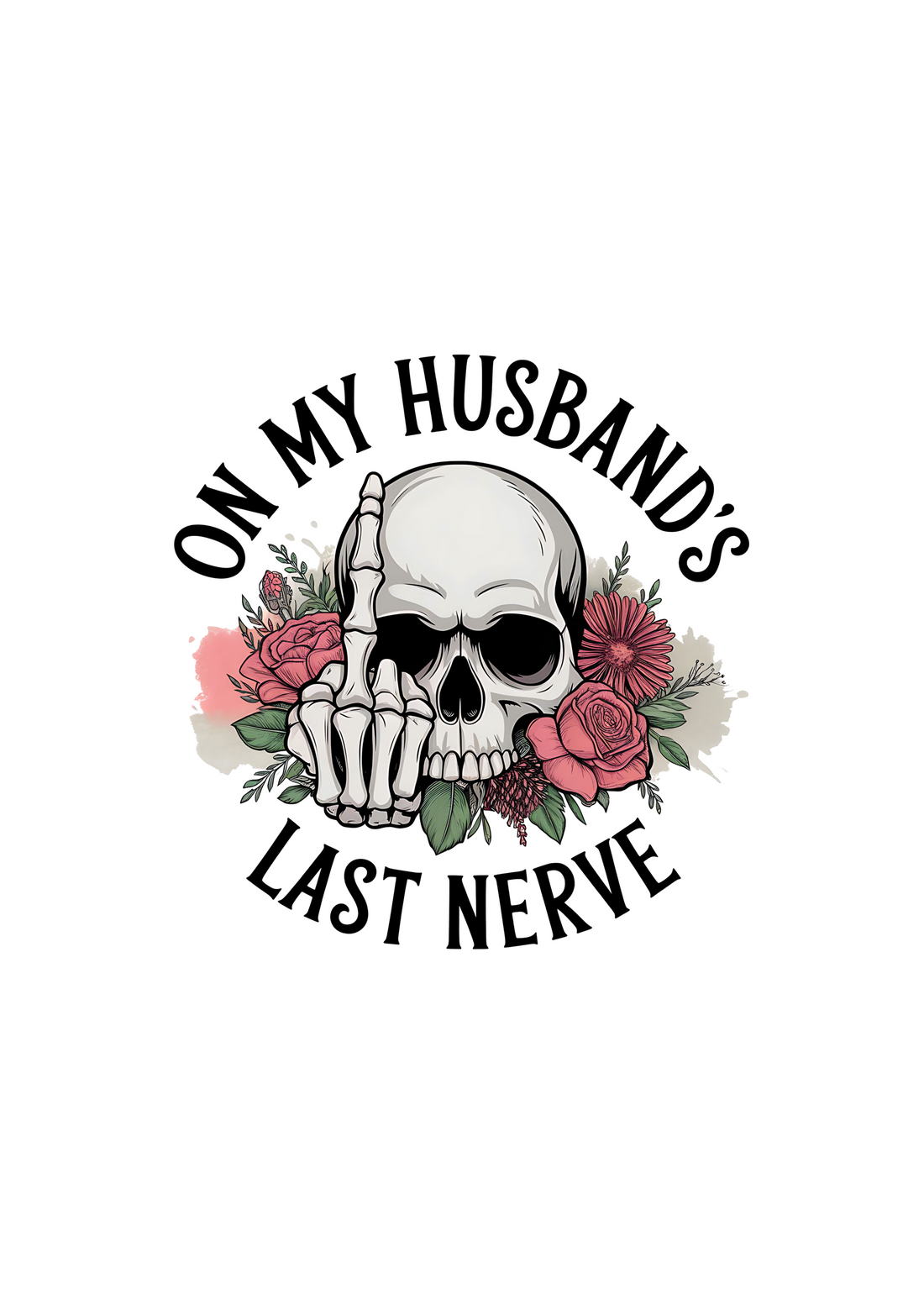 Unisex bamboo and cotton graphic T-shirt featuring humorous "On My Husband&