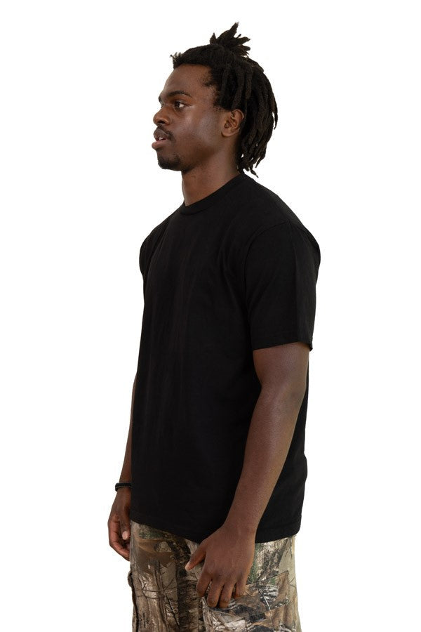 Men wearing SpectraUSA Ironside The Heavy One 1601 reactive black tactical pants, showcasing durable fabric and functional design.