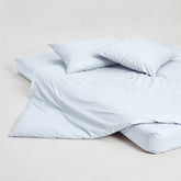 Italic Luxe Australian Sateen Pillowcase Set for bed, featuring smooth, soft satin fabric and elegant home bedroom decor.