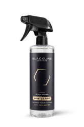 Blackline Car Care BLACKLINE® GENTLE APC all-purpose cleaner in a 16oz bottle, showing the label and packaging.