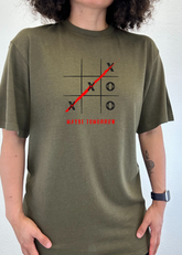Spun Bamboo Maybe Tomorrow unisex bamboo and cotton graphic T-shirt with a printed design, men&