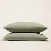 Soft Luxe Australian Sateen Sheet Set by Italic, showcasing smooth, luxurious satin fabric on a neatly made bed.