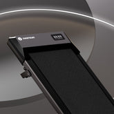 DeerRun Q2 Urban Smart Walking Pad treadmill with incline and remote control, showing the compact design and control panel.