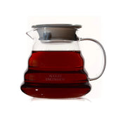 August Uncommon Tea Tea for Two starter tea set with matching teapot, cups, and saucers on a festive holiday background.