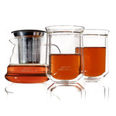 August Uncommon Tea Tea for Two starter tea set with teapots and cups for a delightful tea experience.