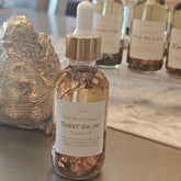 Rich Bitch Conjure Sweet On Me luxury hoodoo oil with honeysuckle and pink sugar for attraction and faithfulness.