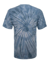 SpectraUSA Steel Quartz Spiral Tie-Dye Tee featuring a spiral design on a casual cotton t-shirt.