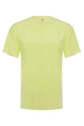 Neon yellow SpectraUSA garment dye T-shirt displayed from the front on a plain background.