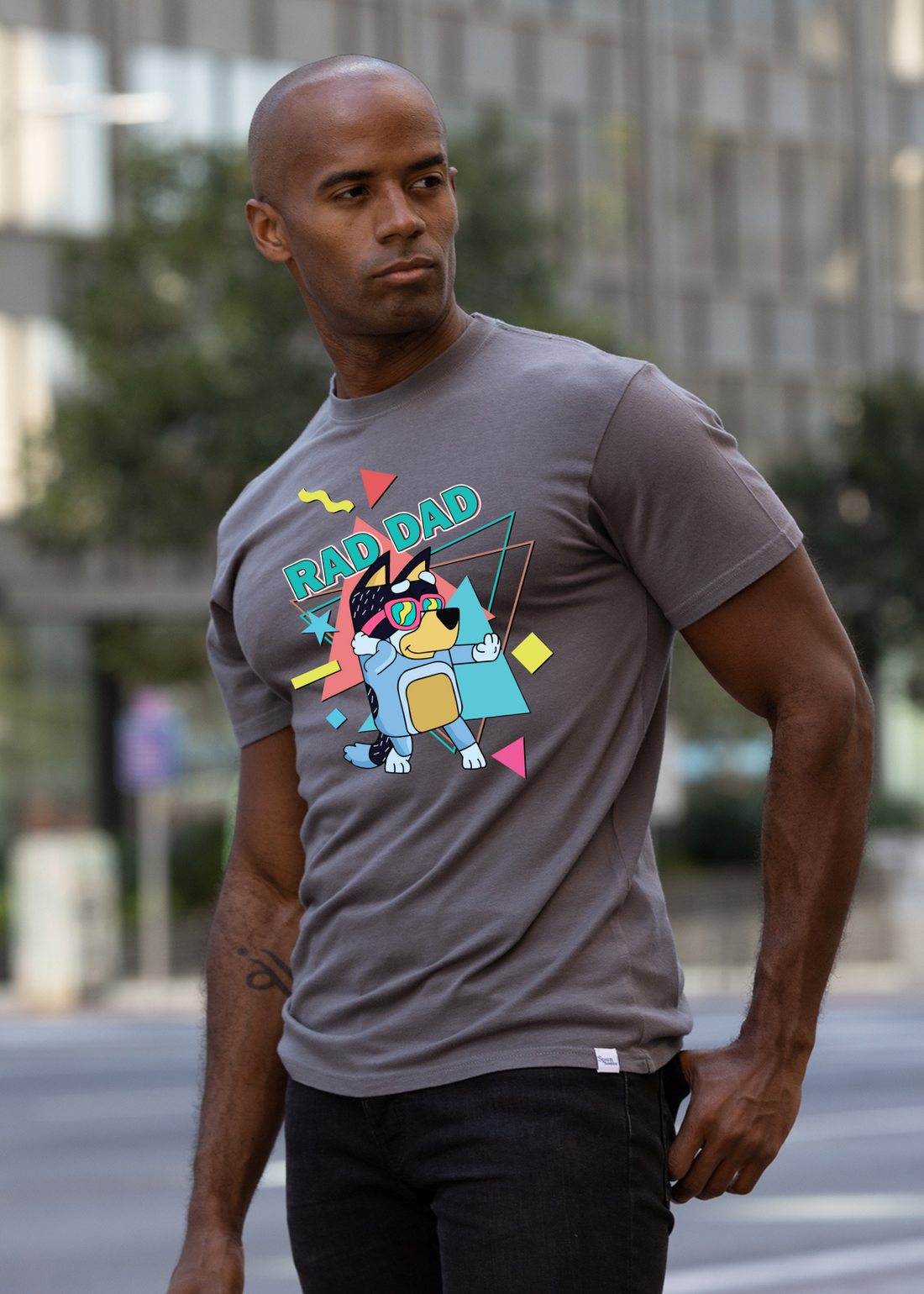 Spun Bamboo Rad Dad Bluey men&