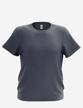 Charcoal-colored youth crew neck sweatshirt by SpectraUSA, front view showing soft fabric and classic fit.