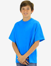 Youth crew neck from SpectraUSA in blue, featuring a comfortable fit and classic style for kids.