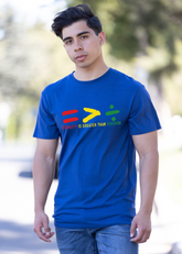 Unisex Black History Month graphic T-shirt by Spun Bamboo, featuring a black bamboo and cotton fabric with printed design.