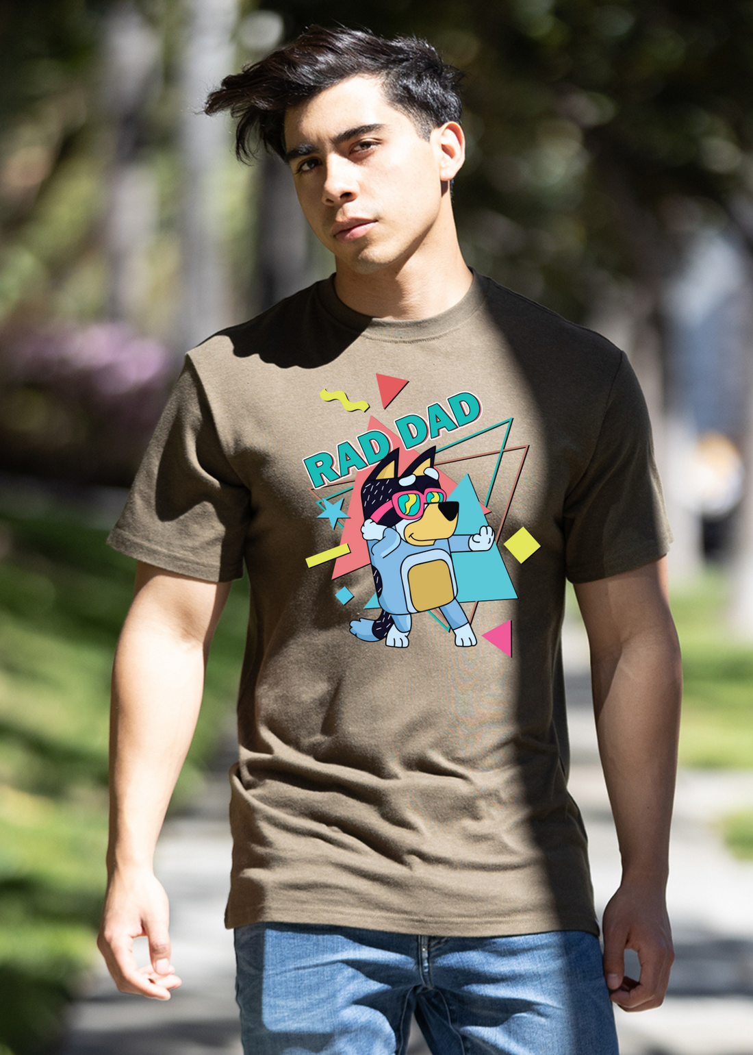 Spun Bamboo Rad Dad Bluey men&