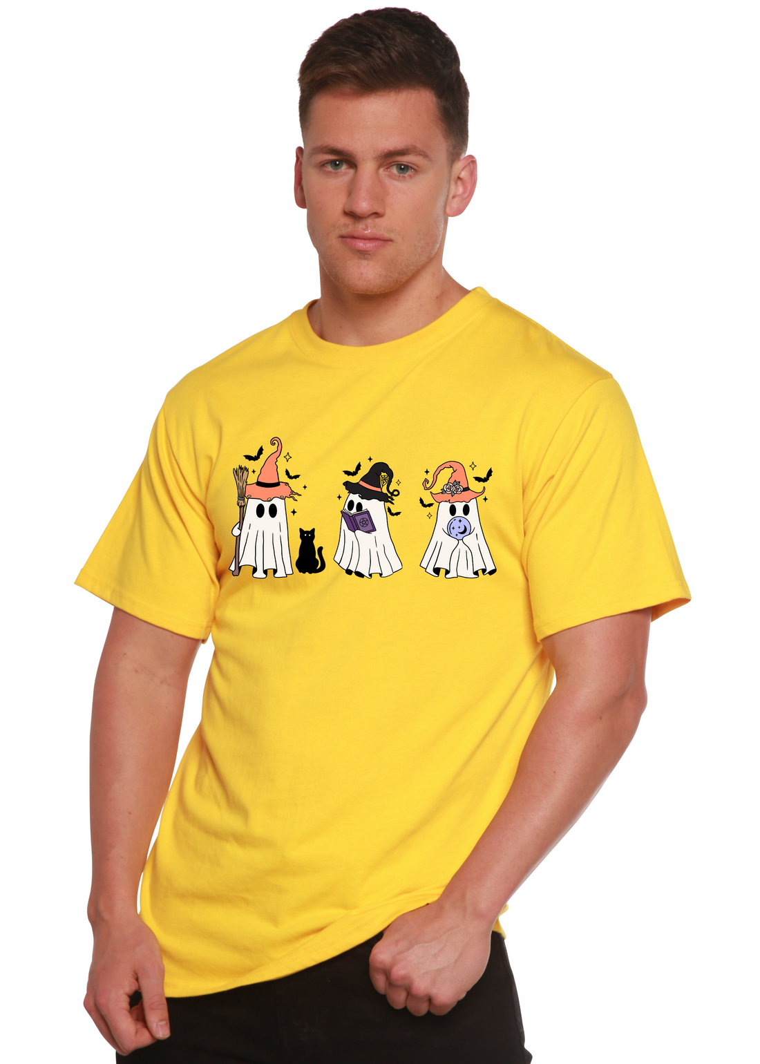 Spun Bamboo Halloween Boo men&