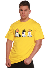 Spun Bamboo Halloween Boo men&