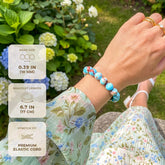 Aqua Terra Jasper bracelet from Conscious Items featuring polished stone beads and adjustable cord for a stylish accessory.