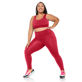 High-rise Fitkitty Culture BodyLove leggings in black, stretchy yoga wear with a smooth, form-fitting design for women.