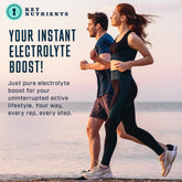 Key Nutrients electrolyte hydration pills in capsule form, showing two capsules filled with electrolyte powder for hydration support.