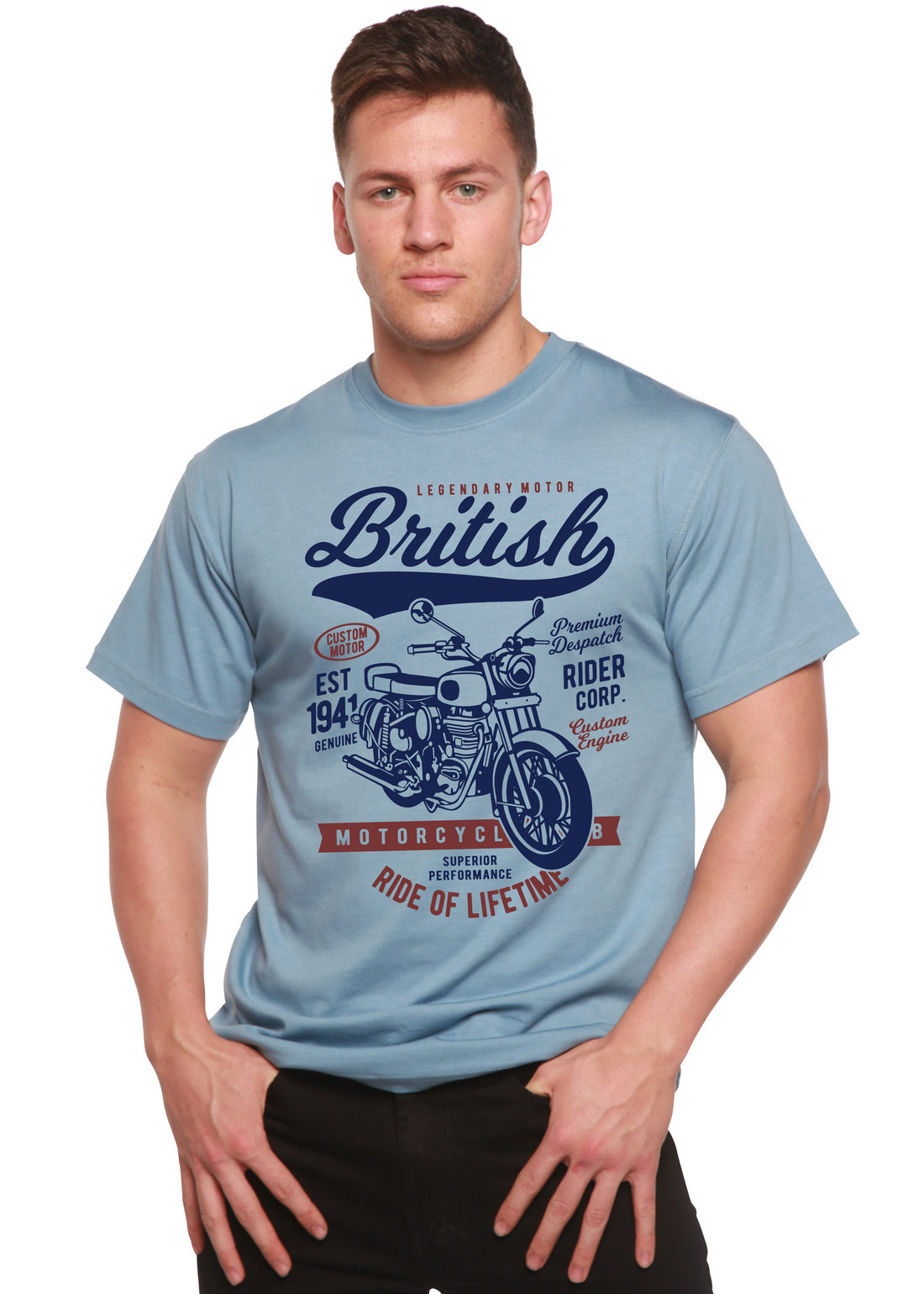 Spun Bamboo British Motorcycle men&