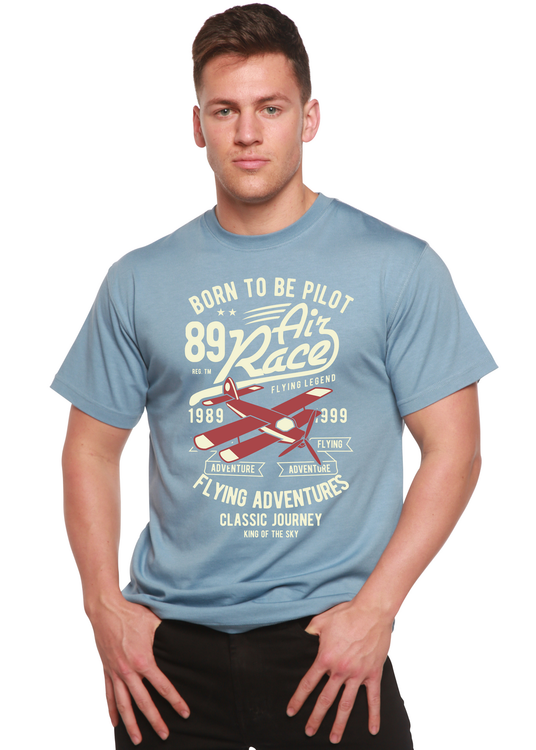 Spun Bamboo Born To Be Pilot men&