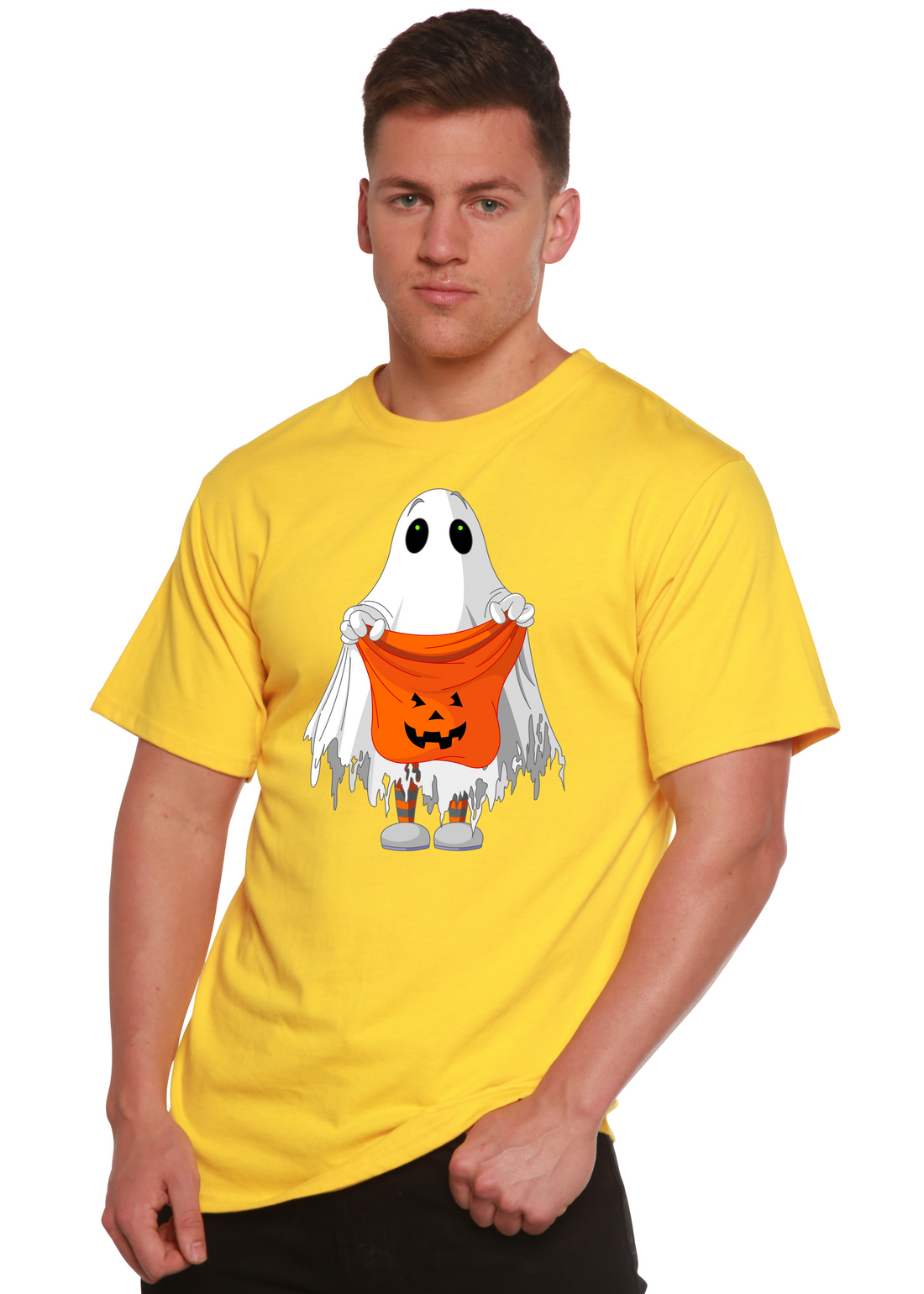 Spun Bamboo Boo Halloween men&