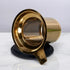 Gold One Cup Tea Infuser by August Uncommon Tea, a sleek reusable infuser for brewing loose leaf tea easily.