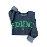 PowerPlay Pickleball mineral sweatshirt by Fitkitty Culture, women&
