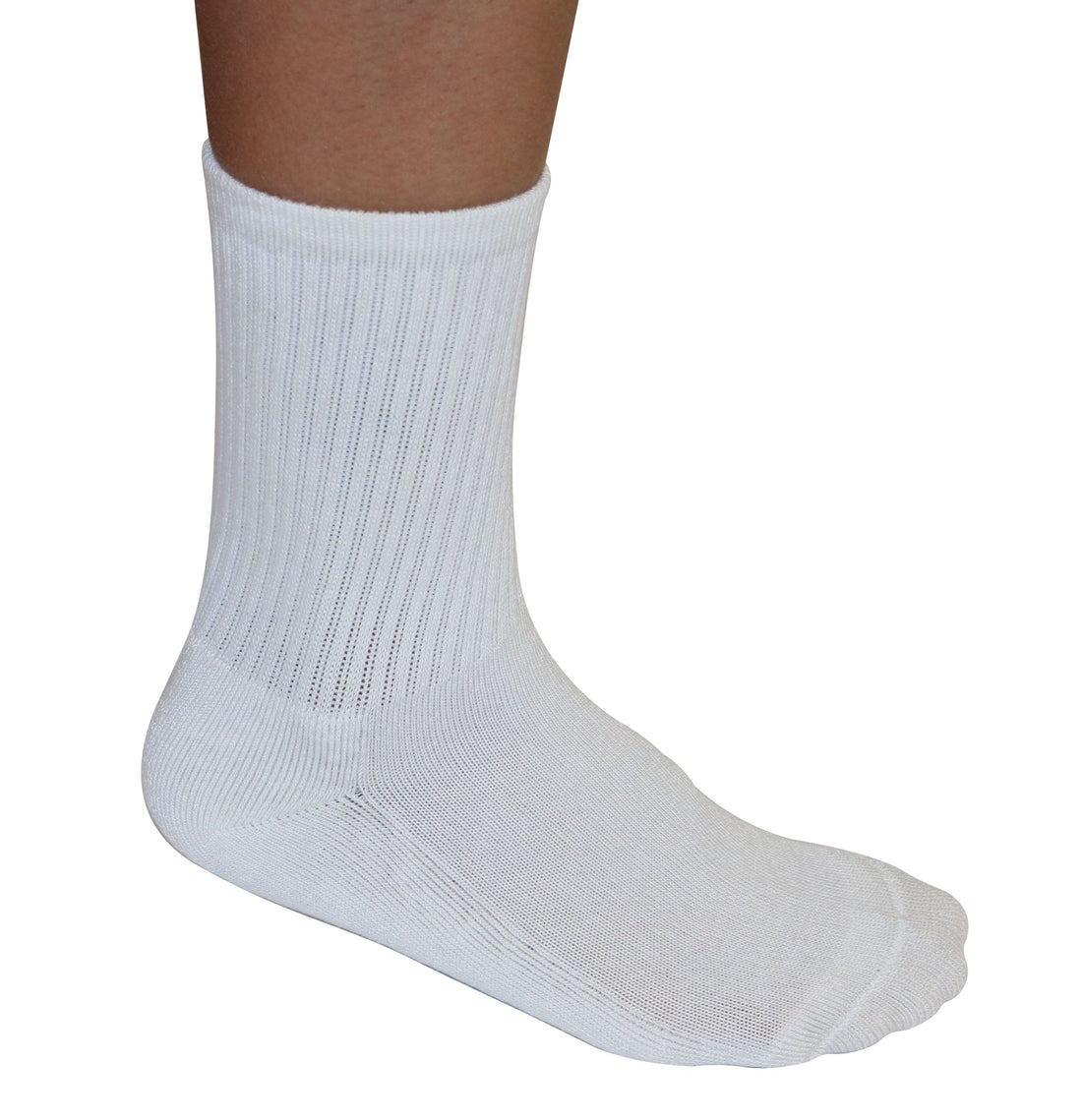 Spun Bamboo 3/4 crew athletic socks made of bamboo viscose, featuring a comfortable fit and breathable fabric.