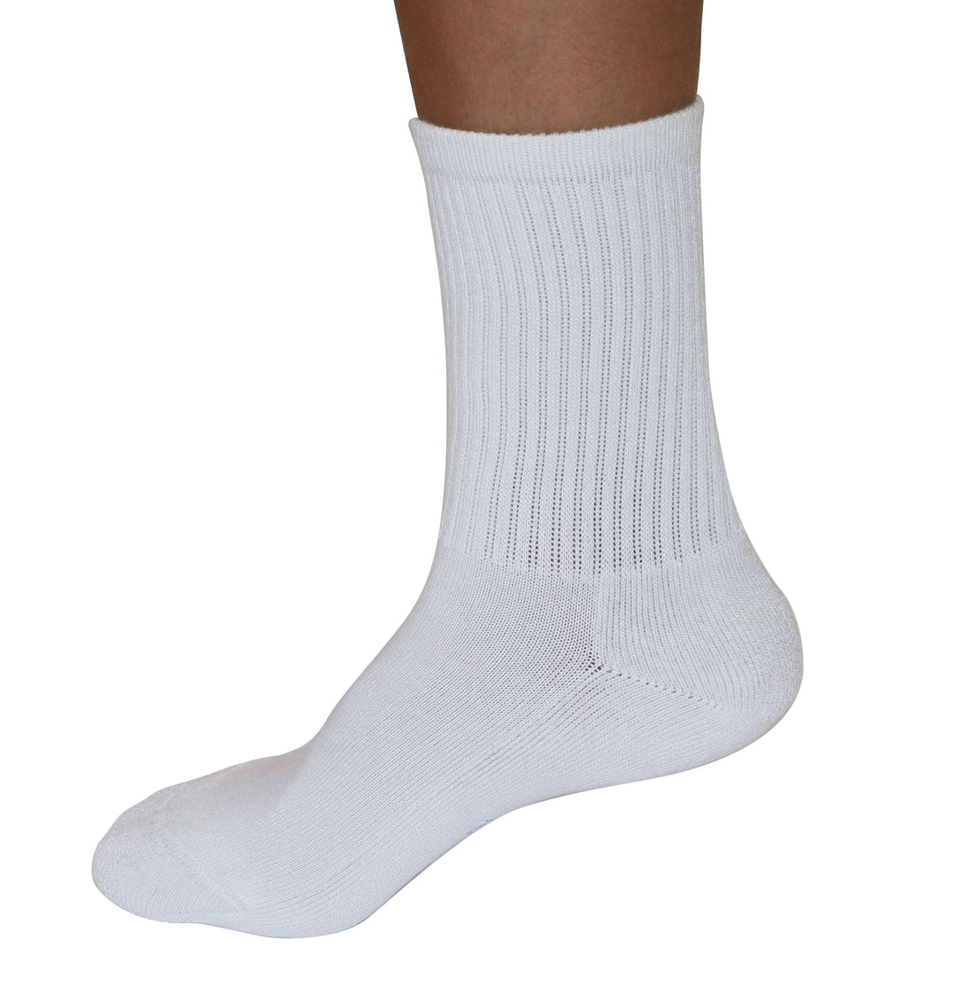 Spun Bamboo 3/4 crew athletic bamboo viscose socks featuring breathable fabric and comfortable fit for active wear.