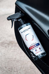 Blackline Car Care BLACKLINE® Reset interior cleaner and scent booster spray with a trigger nozzle for vehicle interior cleaning.