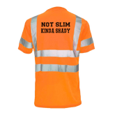 Reflective Slim Shady safety T-shirt by Armed American Supply, featuring a sleek design and high visibility reflective material.