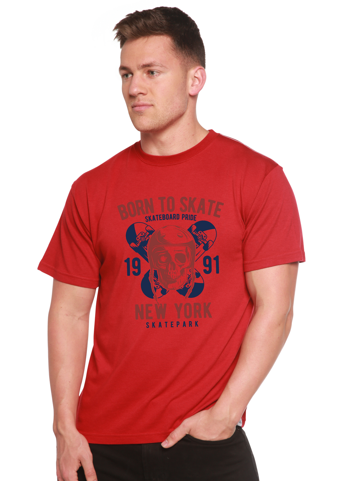 Spun Bamboo Born To Skate 1991 New York men&