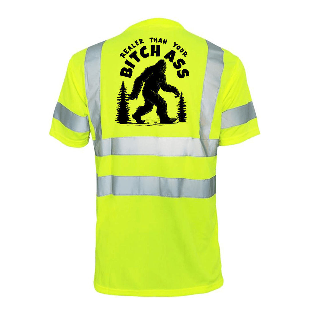 Reflective safety T-shirt by Armed American Supply with high-visibility reflective strips, designed for safety and visibility.