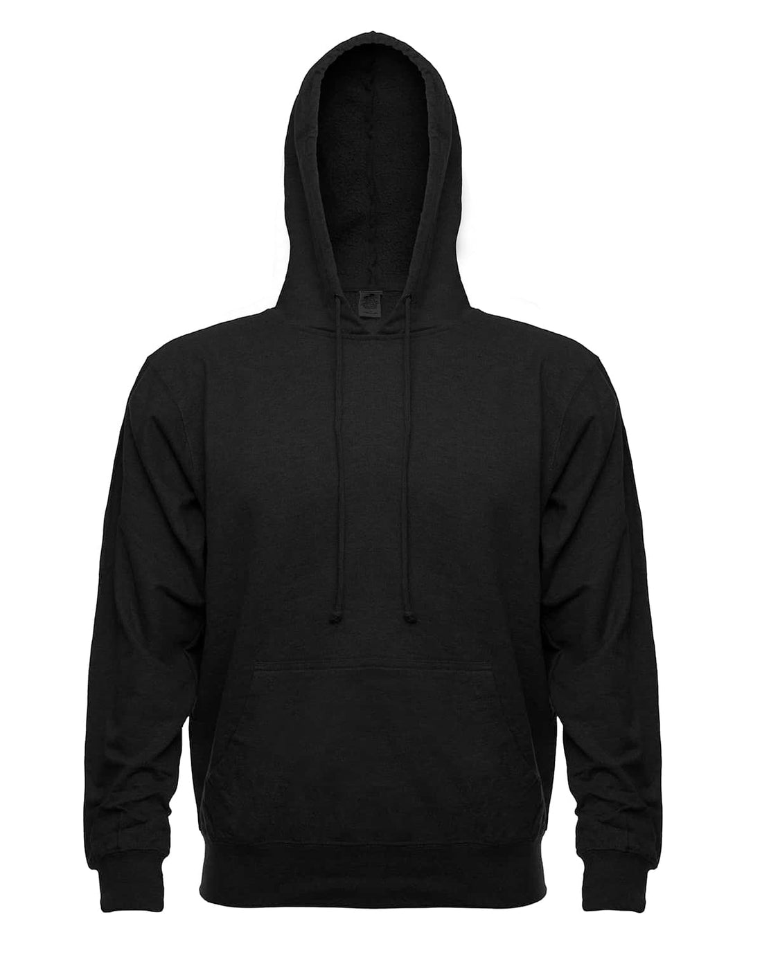 SpectraUSA French Terry 4020 fleece hoodie in charcoal heather, shown from the front with a cozy, casual fit.