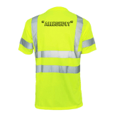 Reflective safety T-shirt by Armed American Supply with high-visibility reflective strips for enhanced safety.