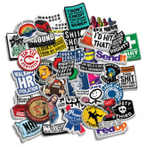 Set of Armed American Supply Best Seller decal sticker packs featuring bold, patriotic designs on white backgrounds.