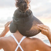 Pretty Farm Girl summer hat, stylish wide-brim accessories with woven straw design perfect for sunny days