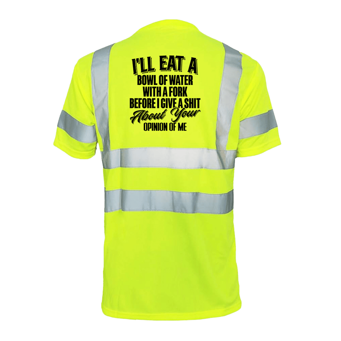 Reflective Safety T-Shirt by Armed American Supply with reflective strips, designed for visibility and safety during low-light conditions.