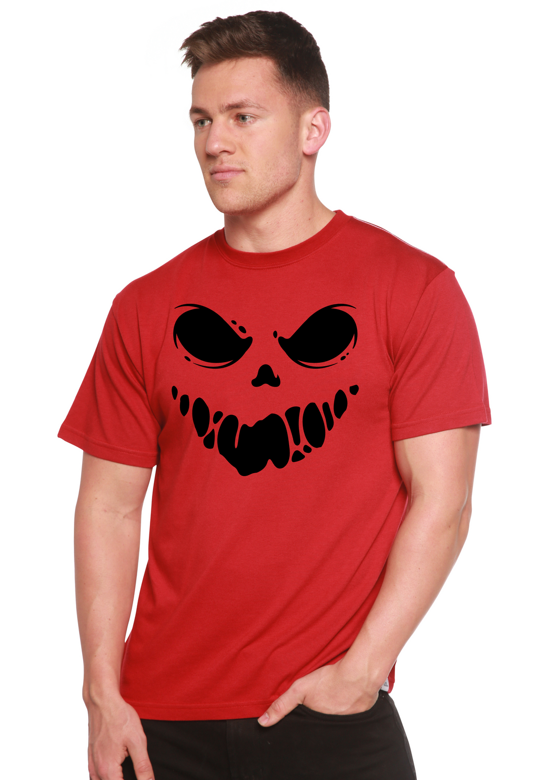 Spun Bamboo Halloween Boo men&