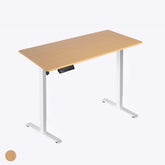 DeerRun® electric standing desk, 39 x 23 inches, height adjustable with a sleek wood finish and modern design.