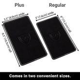 Shield Your Body SYB Phone Shield mobile phone accessory blocking EMF and 5G signals for iPhones and Android devices.