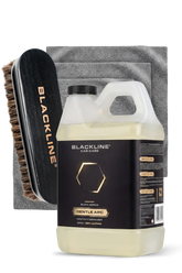 Blackline Car Care BLACKLINE® GENTLE APC all-purpose cleaner in a 64oz bottle, suitable for cleaning various vehicle surfaces.